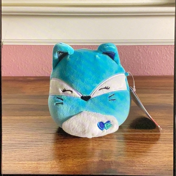 Squishmallows Other - NWOT  SQUISH-MALLOW (PANIA) BLUE FOX 🦊 VALENTINES 💘 DAY,